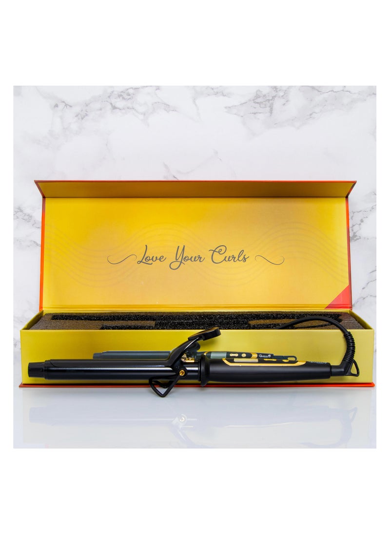 Gjarrah Professional 22mm Ceramic Curling Iron - Advanced Heating Technology for Perfect Long-Lasting Curls