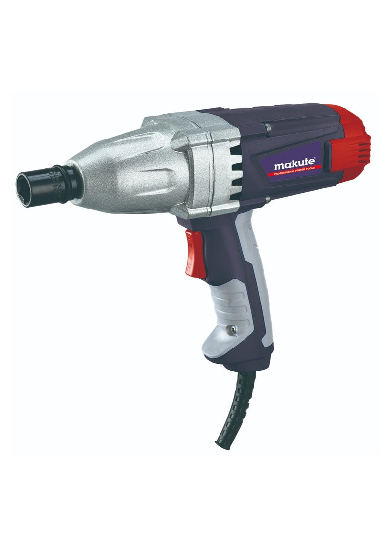 makute Electric Impact Wrench 300W with 1700rpm for Loosening of wheel bolts and nuts. Metal construction  work and DIY projects (EW112) - Image 1