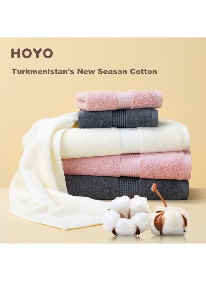Hoyo Five-star Hotel Cotton Thick Soft Absorbent Quick-drying Bath Towel Sakura Color 70*140cm - Image 1