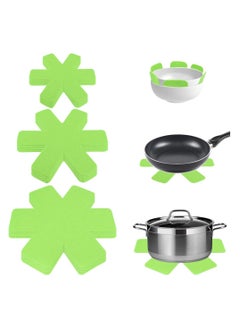 SYOSI Pot and bowl protector including sets of 12 pieces 3 different sizes pot pads to prevent scratches divider separate protect the surface cookware  - Image 2