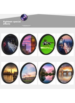 General Mobile Phone Filter Suit Polarizer CPL Close-up Microlens Starlight Mirror Gradient Light Reduction ND SLR Artifact Photography-Color:37 Adjustable Light Reduction ND(1-9 Gear) Free Mobile Phone Clip  - Image 4
