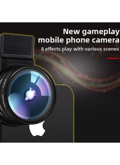 General Mobile Phone Filter Suit Polarizer CPL Close-up Microlens Starlight Mirror Gradient Light Reduction ND SLR Artifact Photography-Color:37 Adjustable Light Reduction ND(1-9 Gear) Free Mobile Phone Clip  - Image 3