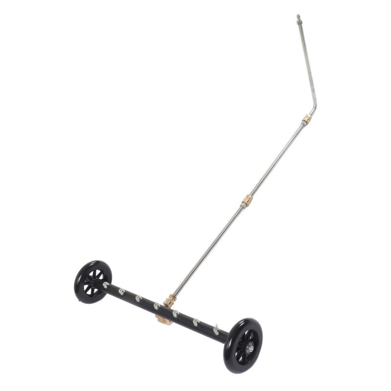 2 In 1 Pressure Washer Undercarriage Cleaner: 4 Stainless Steel Nozzles, 4000 PSI - Quick Cleaning Water Broom for Vehicle Chassis, Sidewalks, Driveways & Decks - Image 2