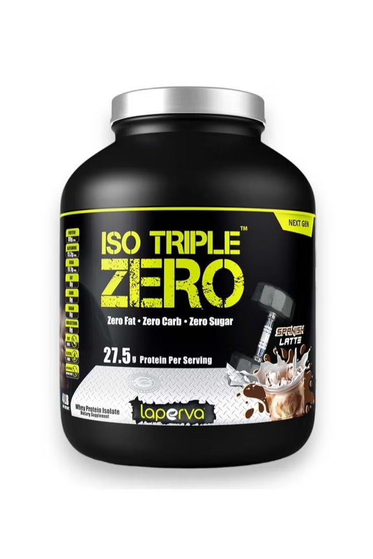 Laperva بروتين عزل واي إيزو تريبل زيرو، نكهة الإسباني لاتيه، 4Lb