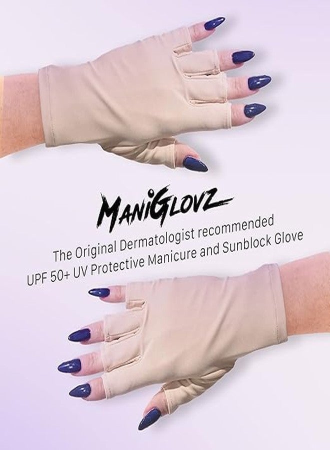ManiGlovz - The Original UPF 50+ UV Light Protective Nail and Gel Manicure Gloves | Anti-UV Fingerless Gloves for Women | Bride's Squad - Image 5