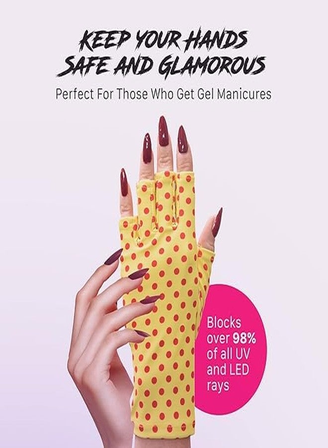 ManiGlovz - The Original UPF 50+ UV Light Protective Nail and Gel Manicure Gloves | Anti-UV Fingerless Gloves for Women | Bride's Squad - Image 3
