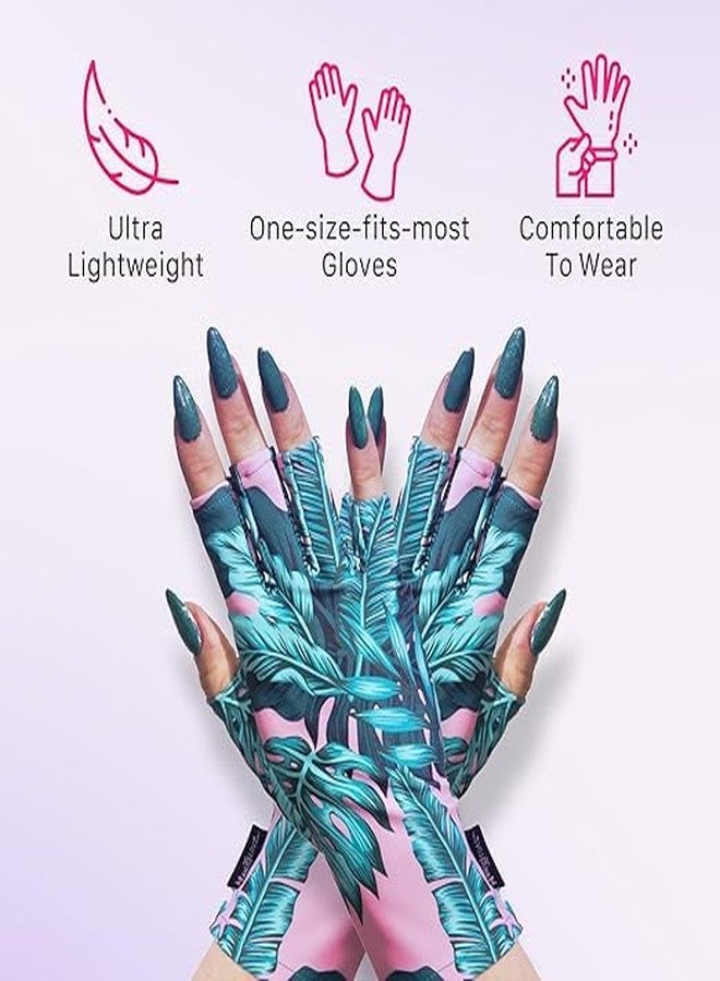 ManiGlovz - The Original UPF 50+ UV Light Protective Nail and Gel Manicure Gloves | Anti-UV Fingerless Gloves for Women | Bride's Squad - Image 2
