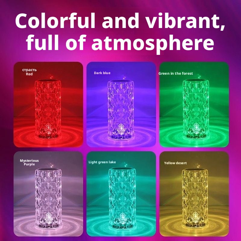 Small 3-Color Rechargeable Touch Table Lamp - Image 5
