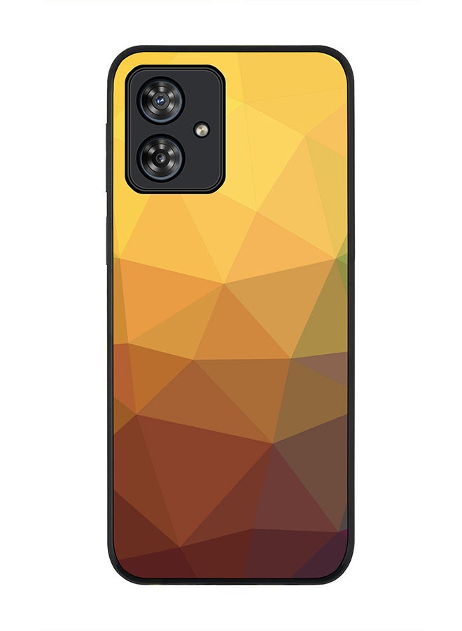 Stylizedd Rugged Black edge case for Motorola Moto G54 / Motorola Moto G54 Power / Motorola Moto G64 5G, Slim fit Flexible Anti Drop Thin Cover - Golden Nugget - Image 1