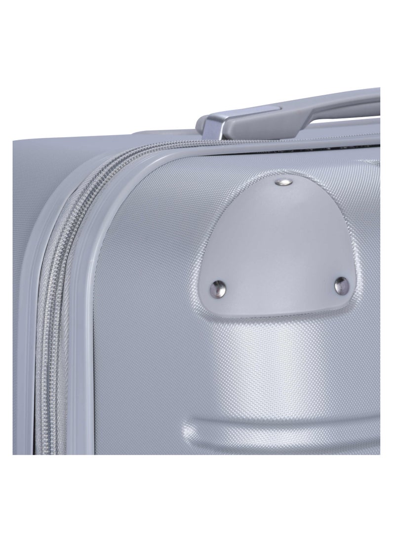 SENATOR - Hard Case Travel Bag Trolley Luggage Set of 4 ABS Lightweight Suitcase with 4 Spinner Wheels A1012 Silver - Image 1