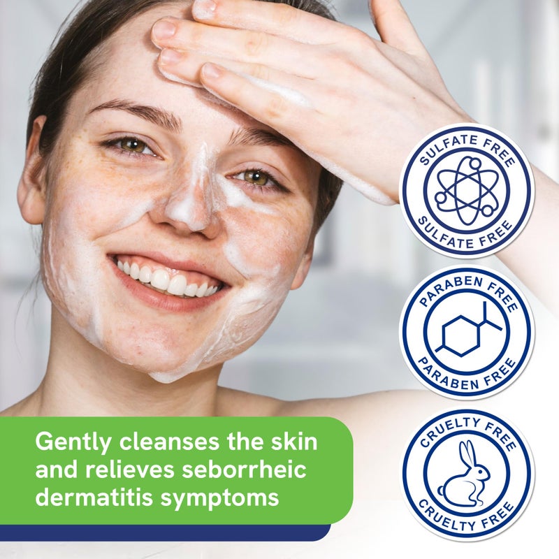 pHat 5.5 Seborrheic & Atopic Dermatitis Gentle Face Wash with Manuka Honey - Natural & Organic Face Cleanser & Body Wash For Sensitive Skin - Hypoallergenic, Paraben Free & Sulfate Free Acne Face Wash (8oz) - Image 4