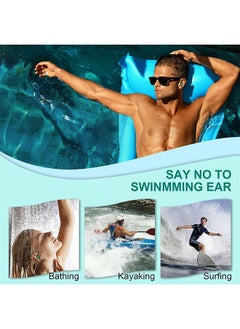 Ant 3 Pairs Swimming Ear Plugs, Soundproof Sleep Earplugs, Waterproof Reusable Silicone Swim Earplugs for Swimming Surfing Snorkeling and Other Water Sports (Adults & Teens 14+)  - Image 5