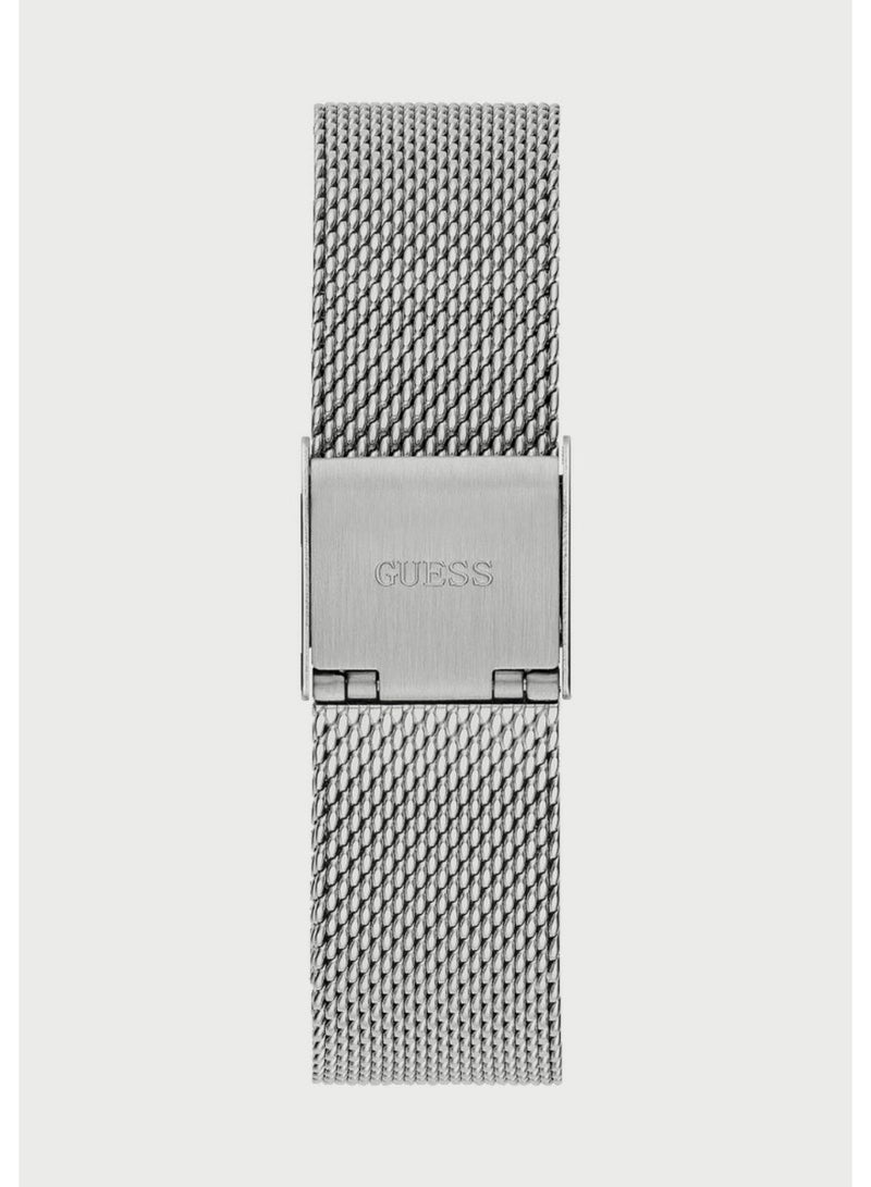 Guess Women's  Silver Analog Stainless Steel Strap Watch - GW0354L1 - Image 4