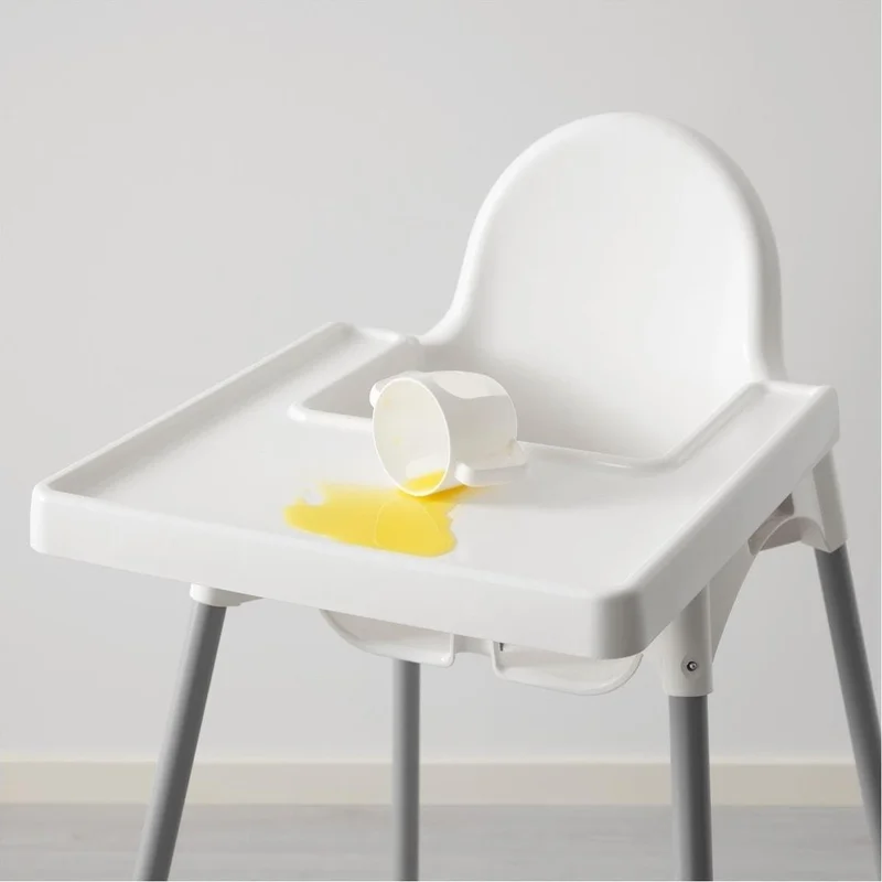 Ikea Unisex White Antelope High Chair with Tray