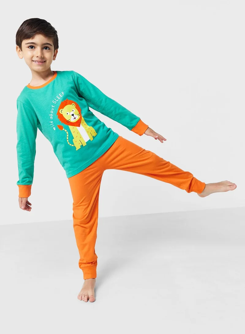 mothercare Lion Pyjamas - 2 Pack