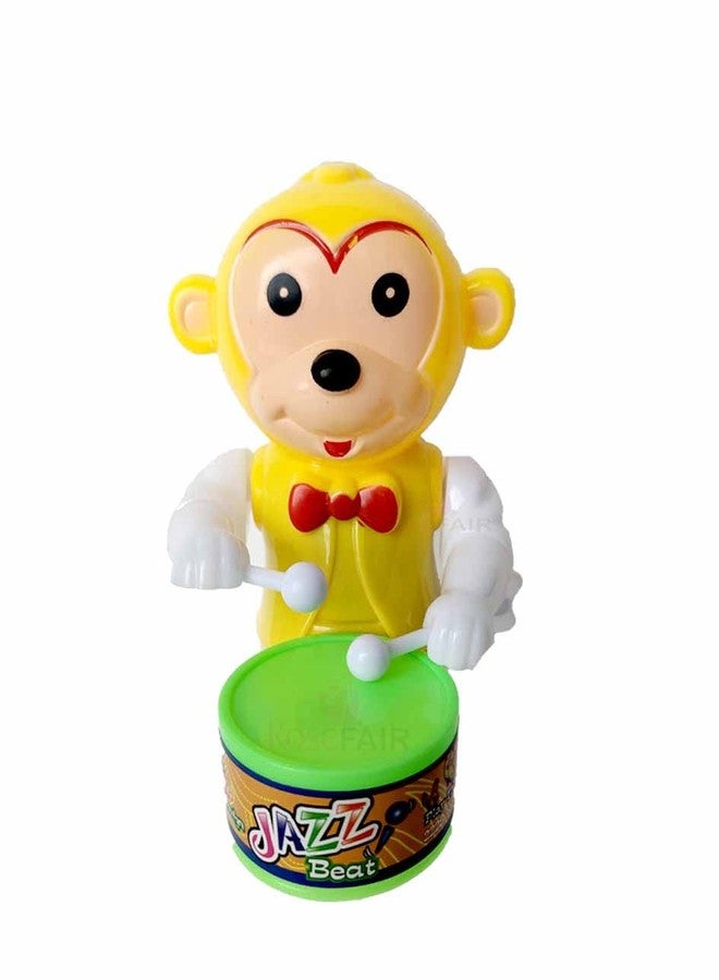 ROSEFAIR Key Operated Cute Drummer Toy with Noisemakers Favors Concert Party Cheering Props Children clap clap Your Hands Small Hands Clapping Toys for Kids (PROPS-MONKEY-02) - Image 2