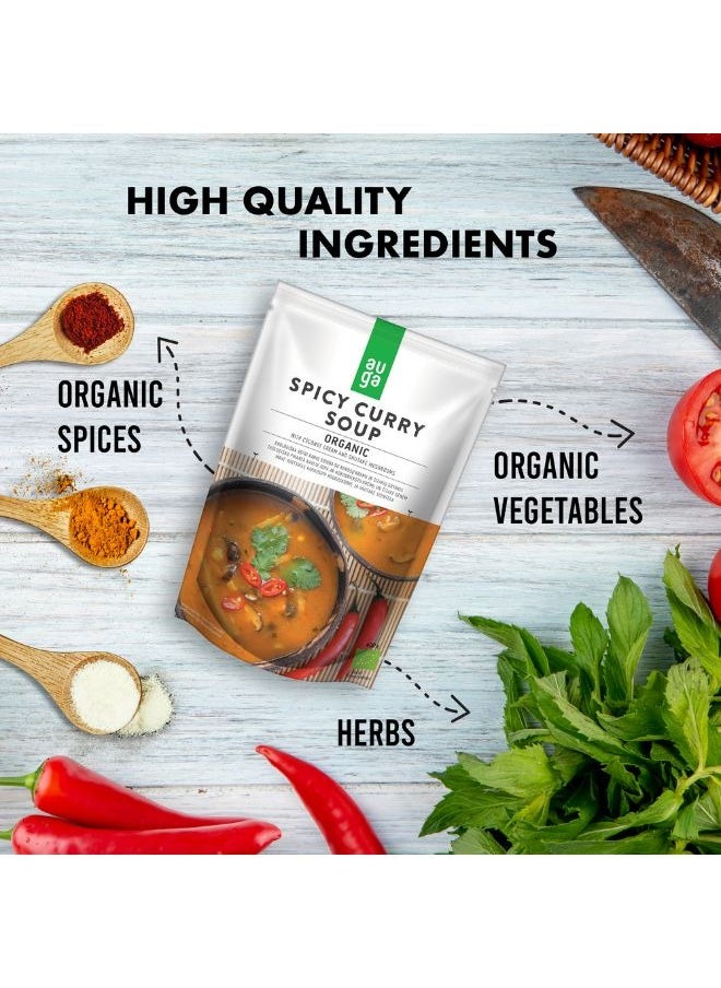 Auga Organic Spicy Curry Soup 400g  - Image 4