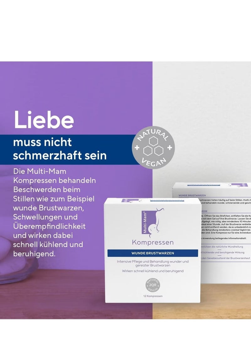 Multi-Mam Compresses Gel 12 Sachets - Image 2