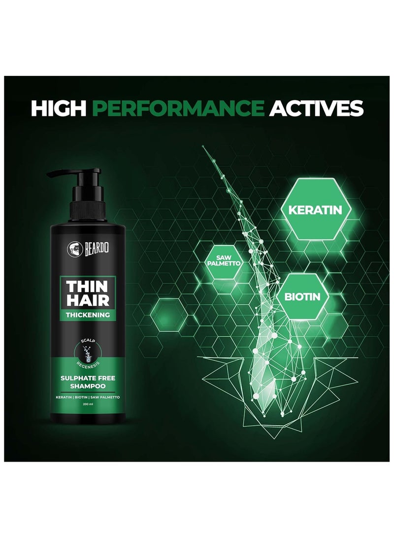 BEARDO Thin Hair Thickening Shampoo 200ml - Image 4