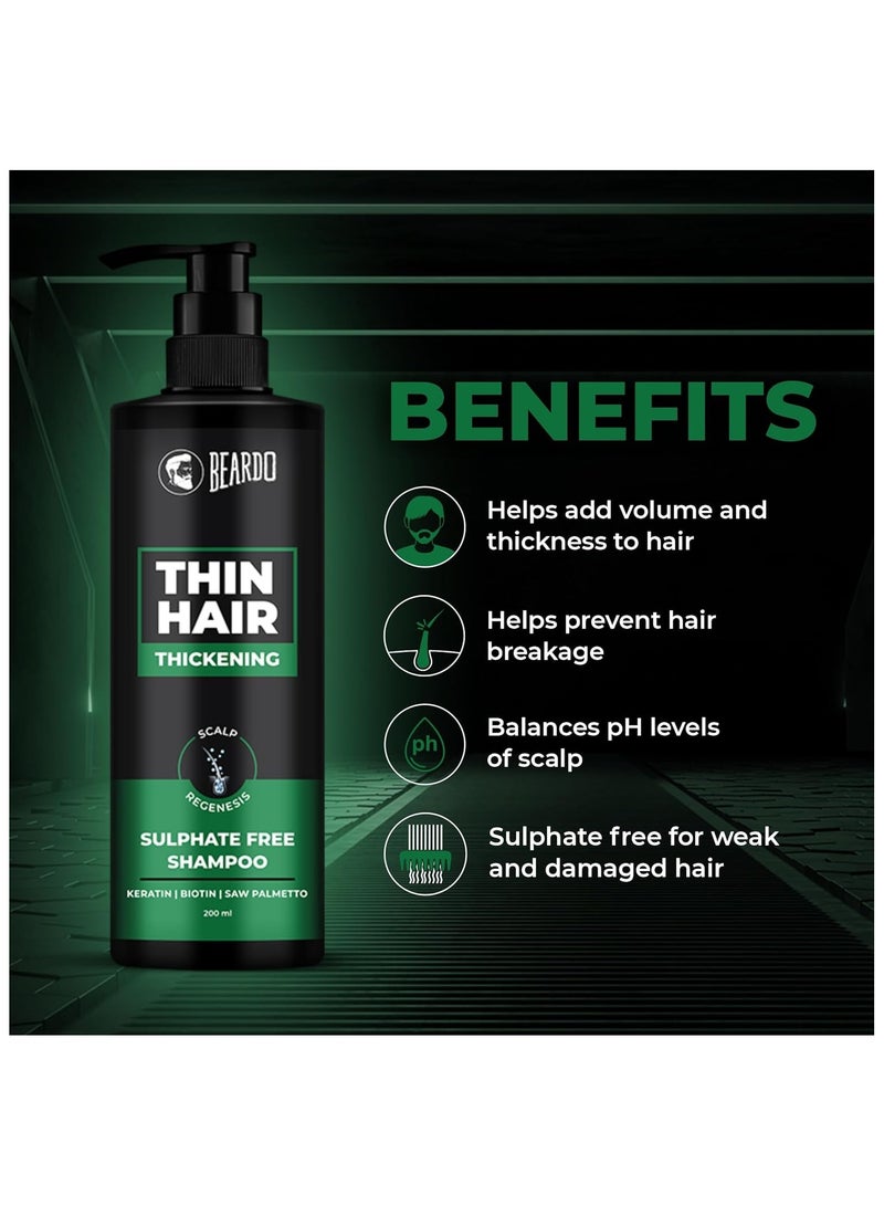 BEARDO Thin Hair Thickening Shampoo 200ml - Image 5