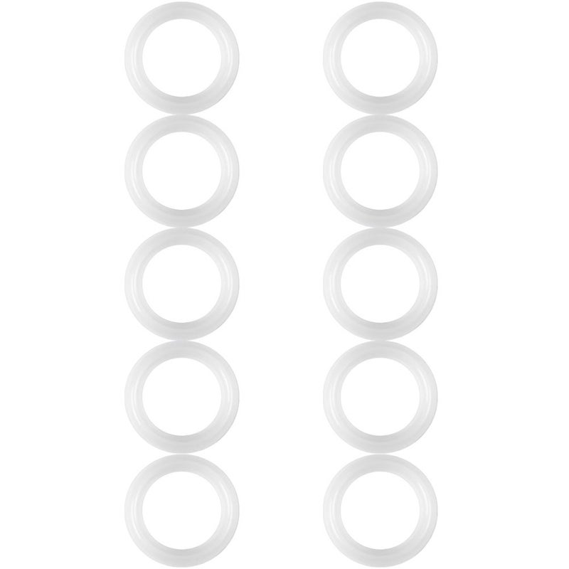 10pcs Food Grade Silicone Gaskets Seals Rings 15 Sanitary Clamp Ferrule Washer for Fermenting Mason Jar Drink