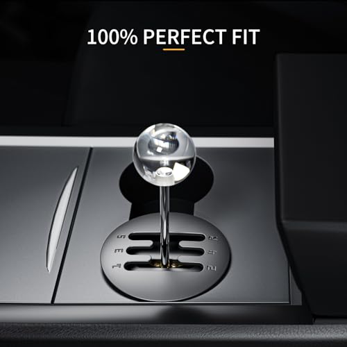 MIFMIA Cup Holder Shifter for Tesla Model 3, Model Y Accessories, Model 3 Highland, Model Y Juniper Accessories, Manual Gear Stick Control Sense, Rediscover Mechanical Feel, Crystal - Image 4