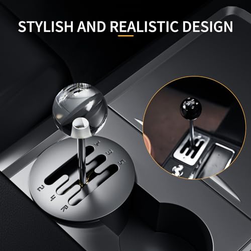 MIFMIA Cup Holder Shifter for Tesla Model 3, Model Y Accessories, Model 3 Highland, Model Y Juniper Accessories, Manual Gear Stick Control Sense, Rediscover Mechanical Feel, Crystal - Image 3