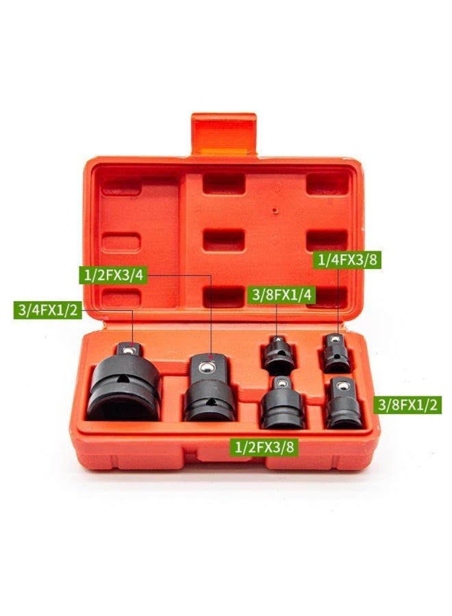 6pcs 1/2-Inch Drive Pipe Plug Socket Set, Cr-Mo, Male/Female Set, 7/16", 1/2", 5/8", 9/16", Tapered Male Square Drive, Chamfered Female Square Drive (Size : 6PCS)  - Image 3