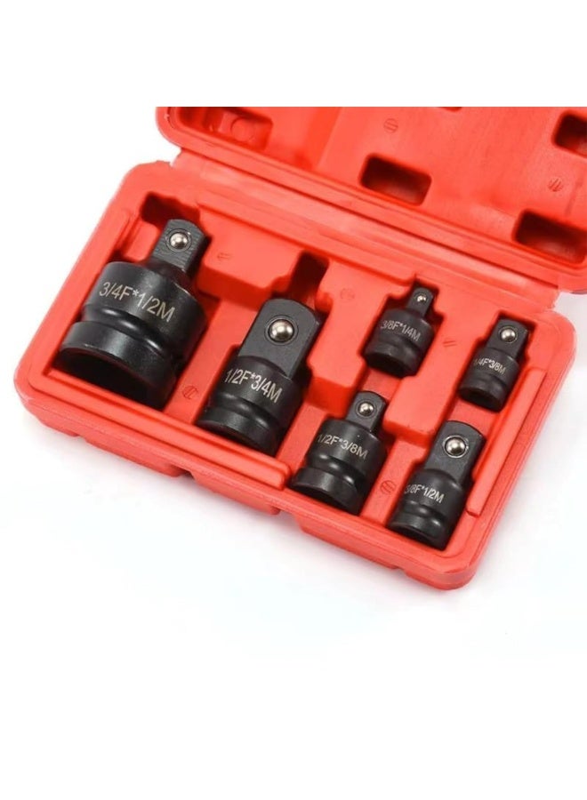 6pcs 1/2-Inch Drive Pipe Plug Socket Set, Cr-Mo, Male/Female Set, 7/16", 1/2", 5/8", 9/16", Tapered Male Square Drive, Chamfered Female Square Drive (Size : 6PCS)  - Image 1