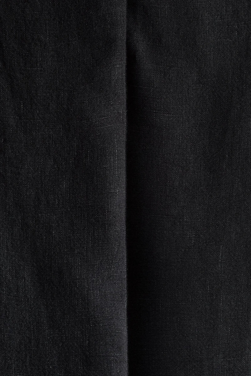 H&M  Loose Fit Wide linen trousers for Men | Best Price UAE