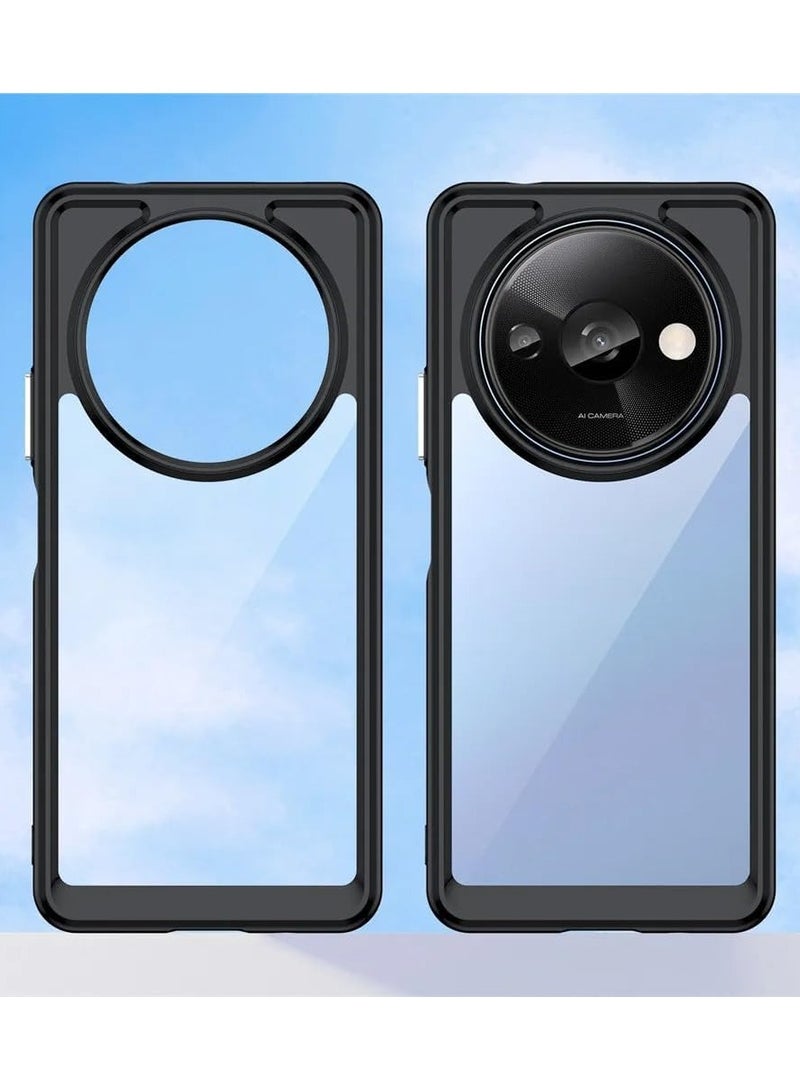 general Xiaomi Redmi A3 Case, No Yellowing Military Grade Drop Protection Thin Flexible Silicone TPU Shockproof Protective Slim Fit Phone Cover - Image 1