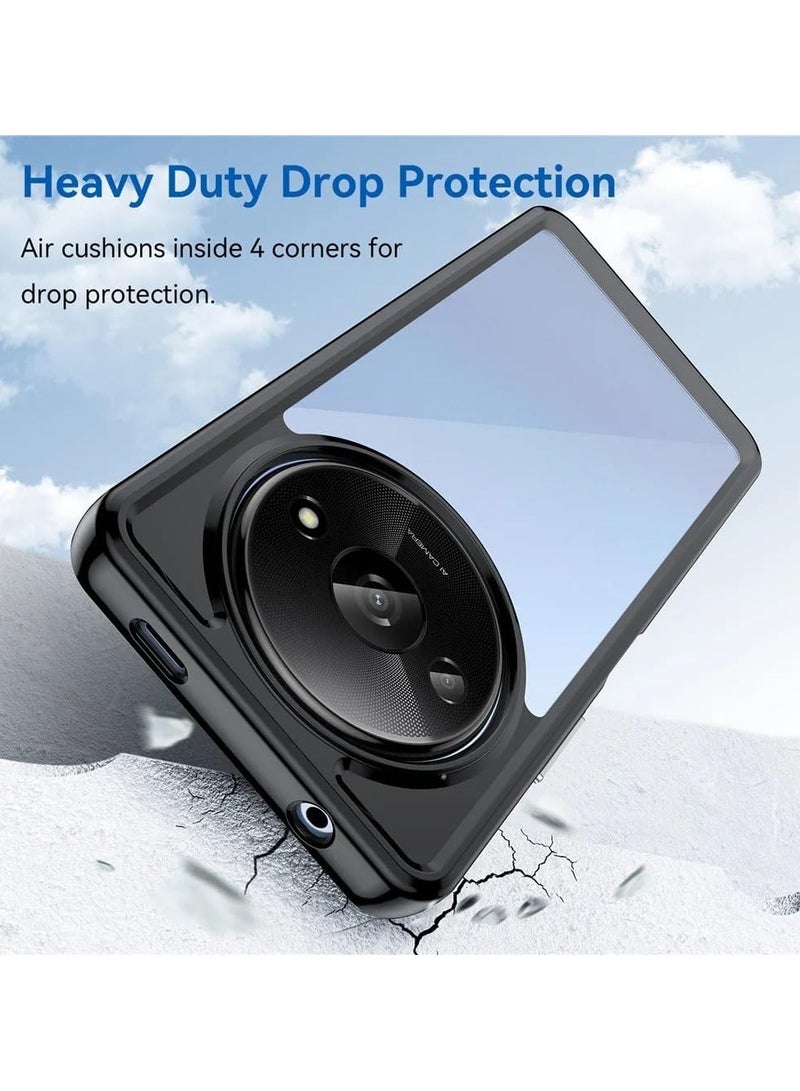 general Xiaomi Redmi A3 Case, No Yellowing Military Grade Drop Protection Thin Flexible Silicone TPU Shockproof Protective Slim Fit Phone Cover - Image 3