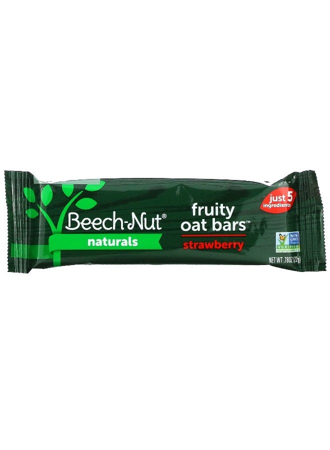 Beech-Nut Beech-Nut, Naturals, Fruity Oat Bars, 12+ Months, Strawberry, 5 Bars, 0.78 oz (22 g) Each  - Image 3