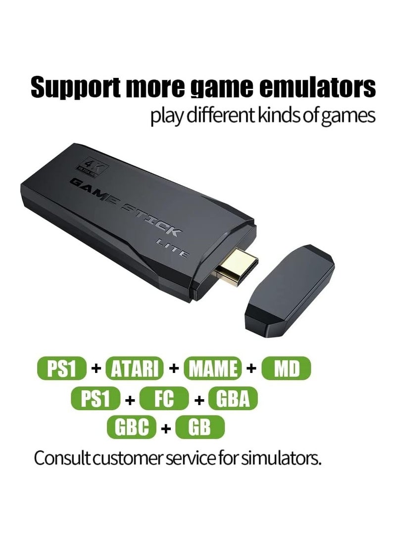 ELTERAZONE 64G Retro Game Console, HD Classic Game Console, 10000+ Built-in Games, 9 Emulators Console, HDMI Output TV Video Games, High Definition Game Console with Dual 2.4G Wireless Controllers - Image 5