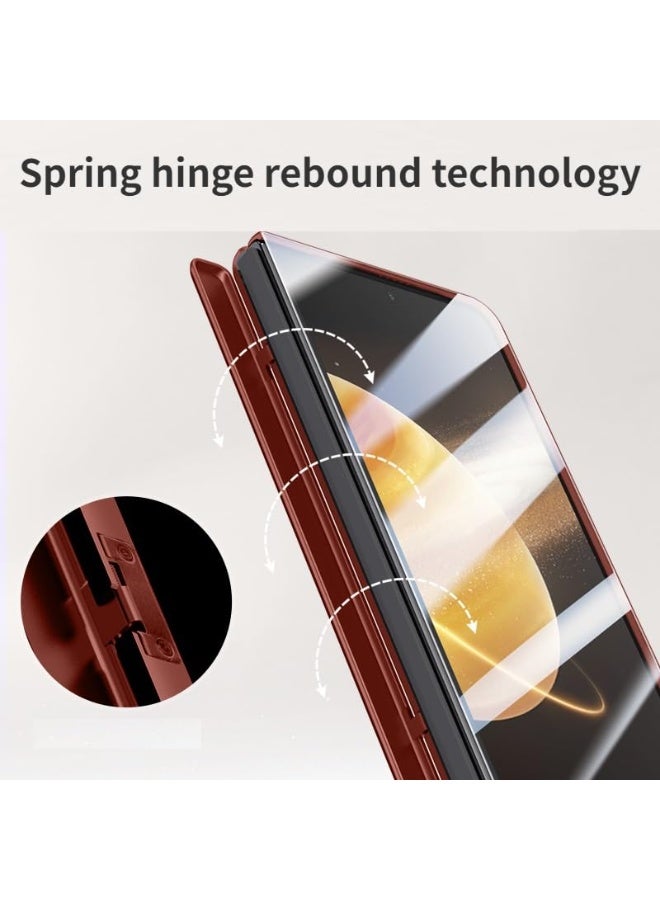 general Case for Honor Magic V3 (2024), Compatible with Mag-safe, Shockproof Anti-fall Protective Cover with Concealed Metal Stand  Tempered Front Film - Image 4