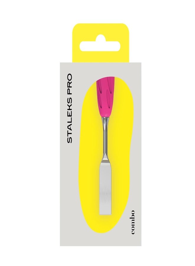 Staleks Combo UNIQ 18 Replaceable Working Part – Straight Flat Pusher for Modular Handle – Ideal for Sinus Zone and Cuticle Work - Image 3