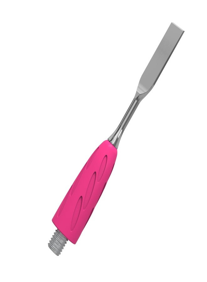 Staleks Combo UNIQ 18 Replaceable Working Part – Straight Flat Pusher for Modular Handle – Ideal for Sinus Zone and Cuticle Work - Image 1