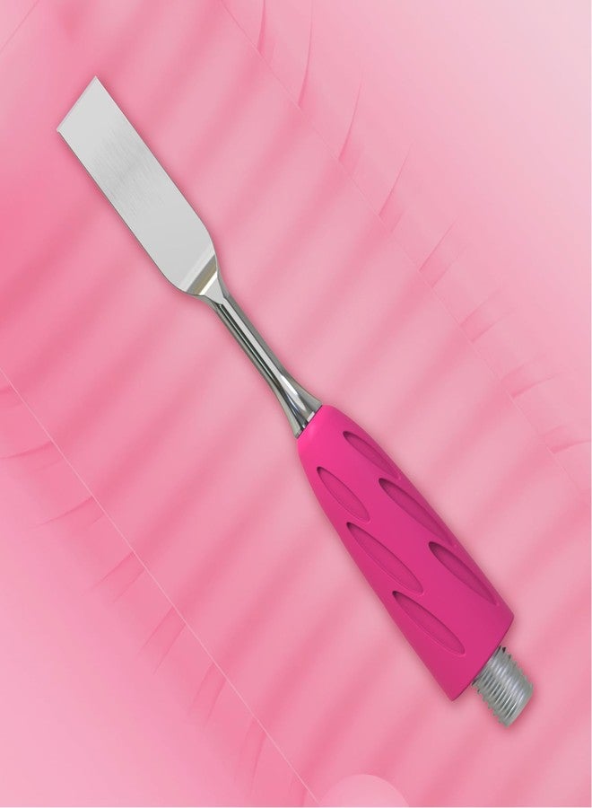 Staleks Combo UNIQ 18 Replaceable Working Part – Straight Flat Pusher for Modular Handle – Ideal for Sinus Zone and Cuticle Work - Image 4