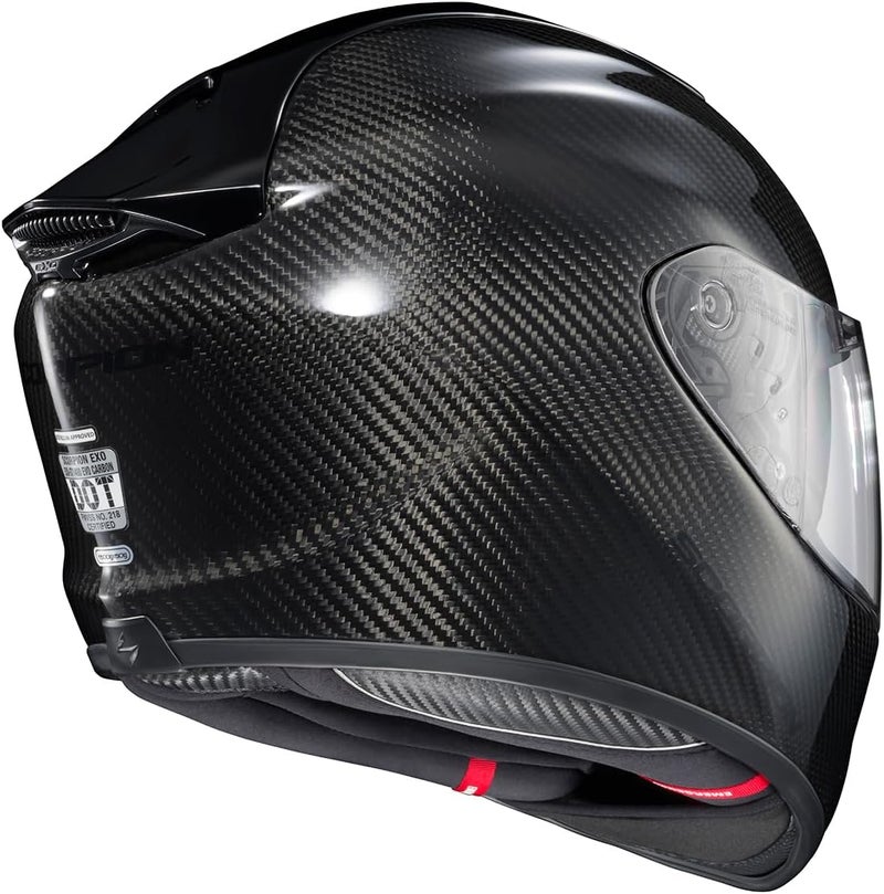 ScorpionEXO ST1400 EVO Carbon Fiber Full Face Motorcycle Helmet - Bluetooth Ready (Matte Black, Medium) - Image 4