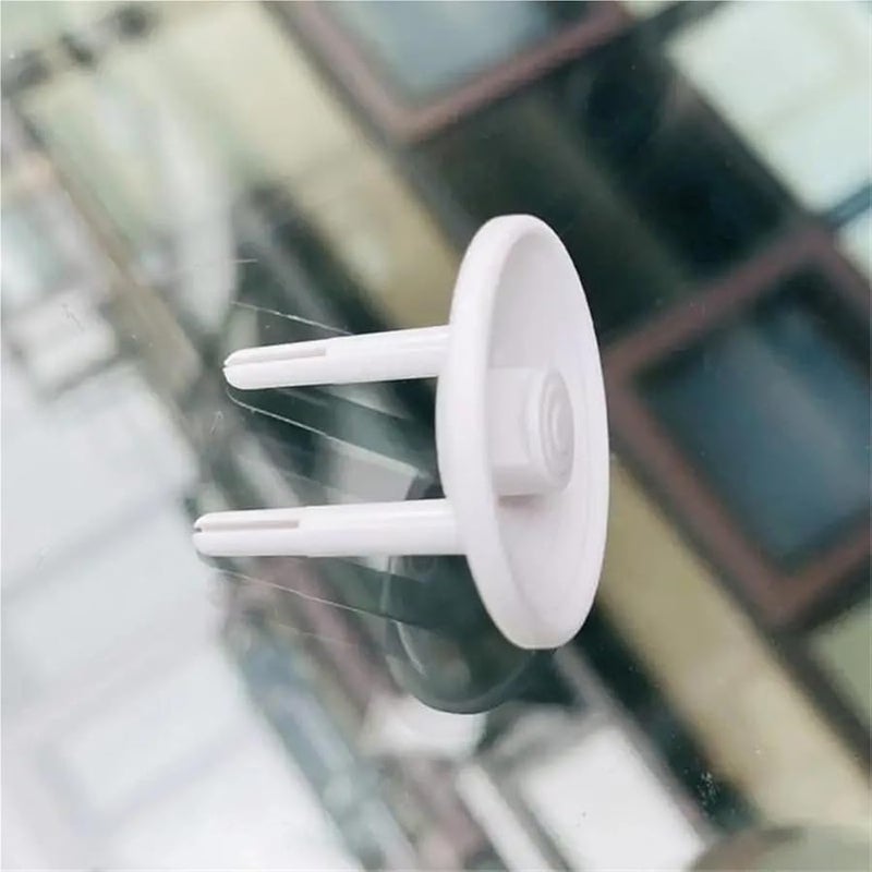 60 قطعة أغطية أمان بيضاء للمقابس الكهربائية واقيات الغبار للمقابس للمنزل - Image 4