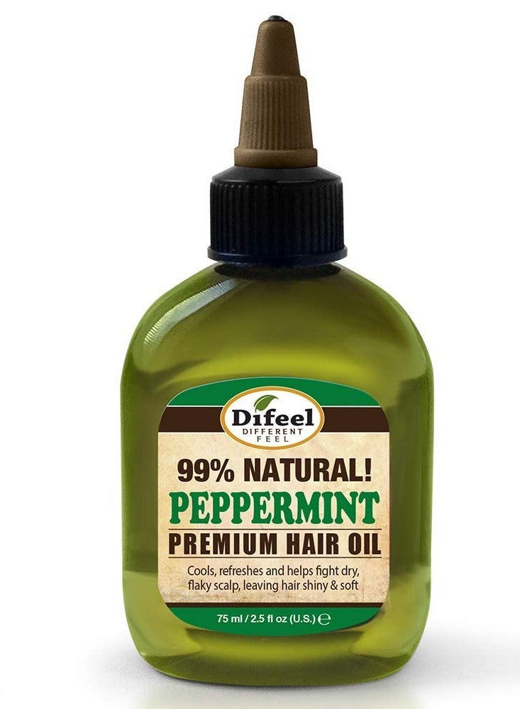 difeel Difeel 99% Natural Peppermint Hair Oil 75Ml:14541/81044