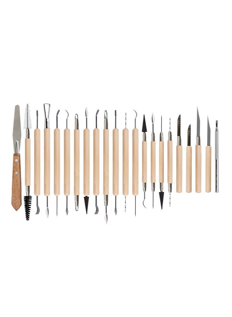 general 30-Piece Clay Sculpting And Smoothing Wax Carving Pottery Ceramic Tools Set - Image 2