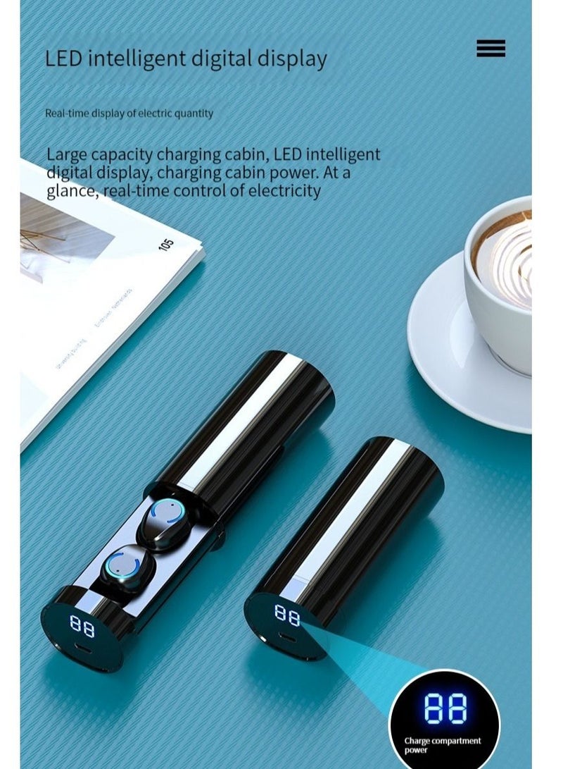 SAB TWS Binaural Earbuds True Wireless With Mic Support Call Video - Image 2