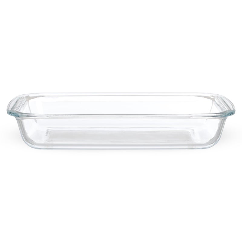 Oven Roaster set, 3 pieces(S/M/L), Rectangler, Tempered Glass - Transparent - Image 3