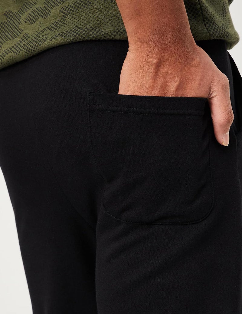 Max Boys Mid Rise Solid Elasticated Joggers (S24Fct72Black)_15-16Y - Image 4