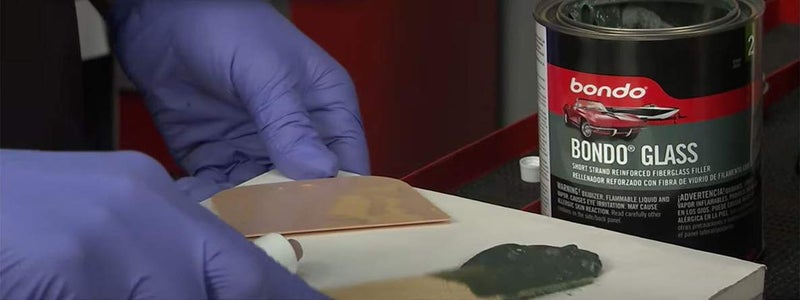 3M Bondo Glass Short Strand Reinforced Fiberglass Filler,Stage 2, 2.56 Oz Filler and 1 Oz Cream Hardener - Image 4
