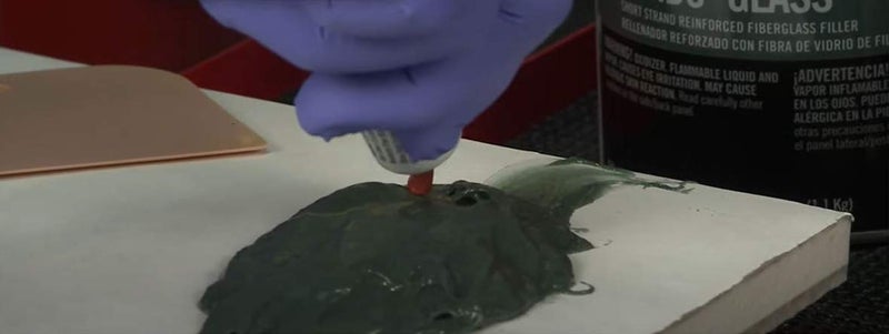 3M Bondo Glass Short Strand Reinforced Fiberglass Filler,Stage 2, 2.56 Oz Filler and 1 Oz Cream Hardener - Image 5