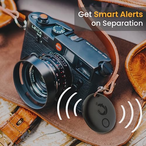 tag8 Dolphin Smart Tracker Pro, Alternative to GPS Tracker for Locating Your Valuables, Works with Android & Apple Device, Bluetooth Item Finder for Wallet, Luggage, Phone & Key Finder, Pack 1, Black - Image 4