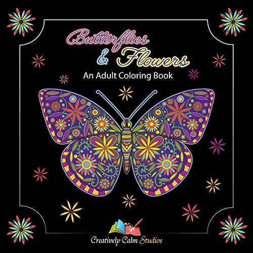 Creatively Calm Studios Adult Coloring Books Set – 3 Pack – Butterflies, Flowers, Henna & Landmarks. Coloring Books for Adults Relaxation - Image 5
