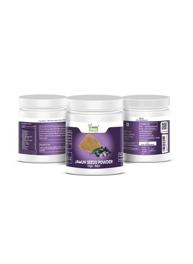 Holy Natural - The Wonder of World Holy Natural Jamun Seeds Powder - 250 Gm  - Image 2